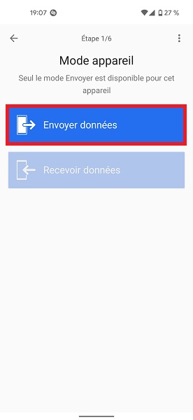 Transférer depuis un iPhone via iCloud